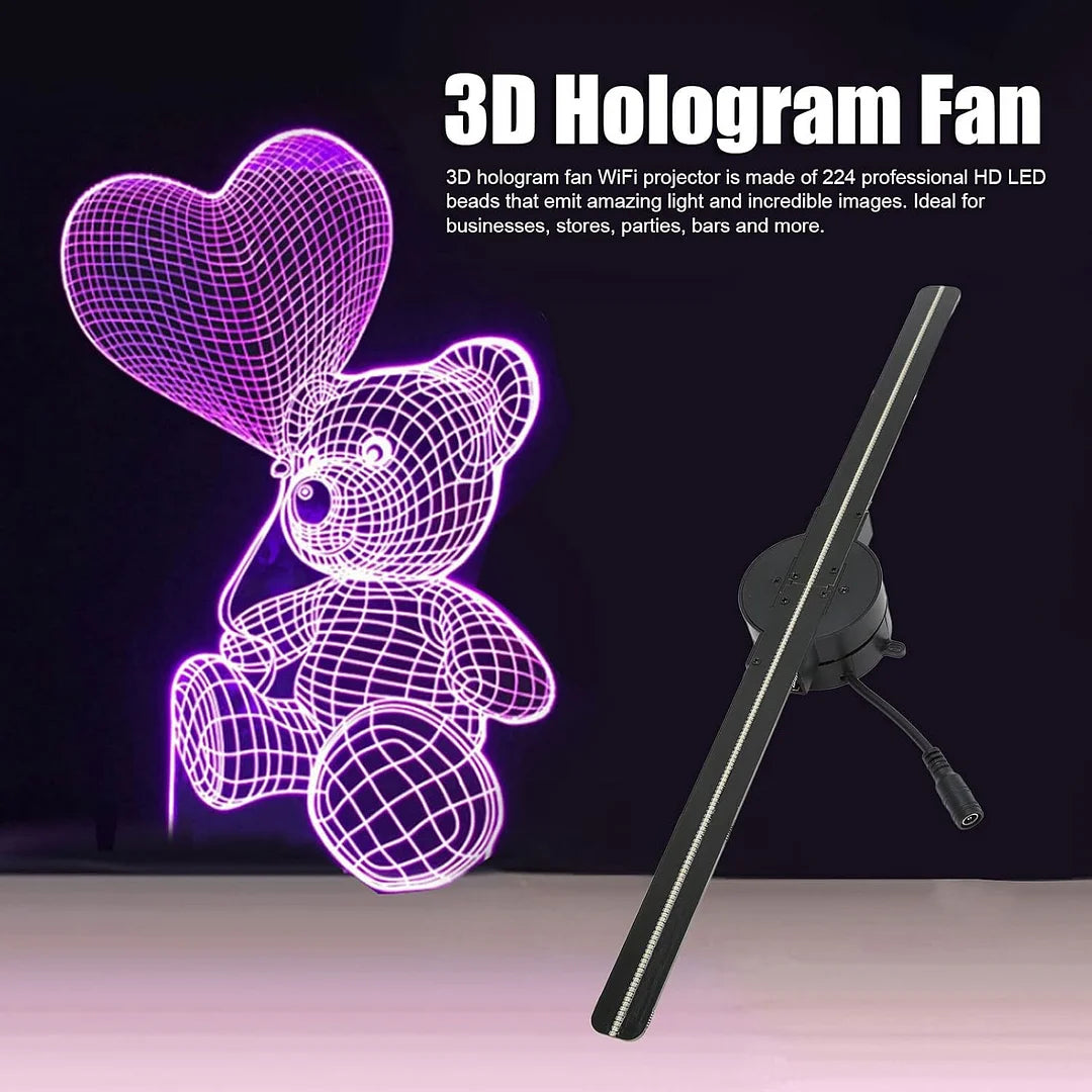 🔥Last Day 39% OFF🔥3D Hologram LED Fan Projector