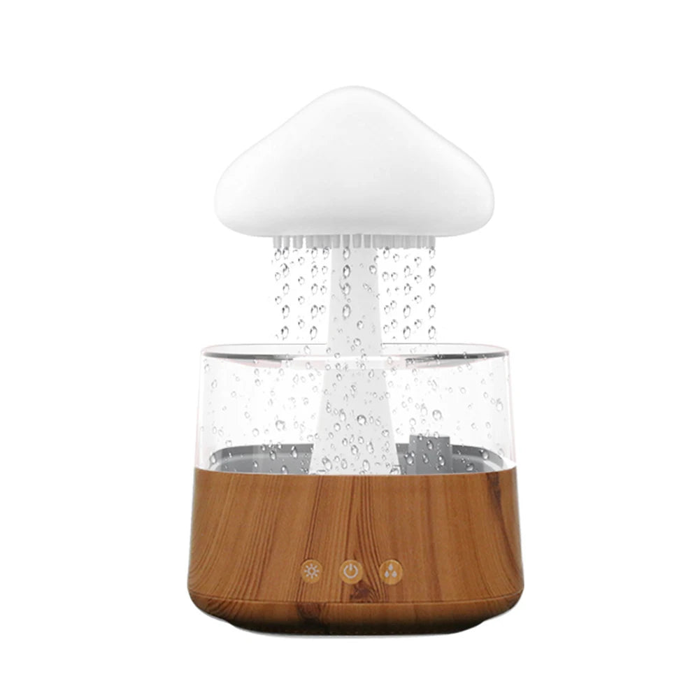 Enhance your space with a Mushroom Rain Cloud Air Humidifier Diffuser