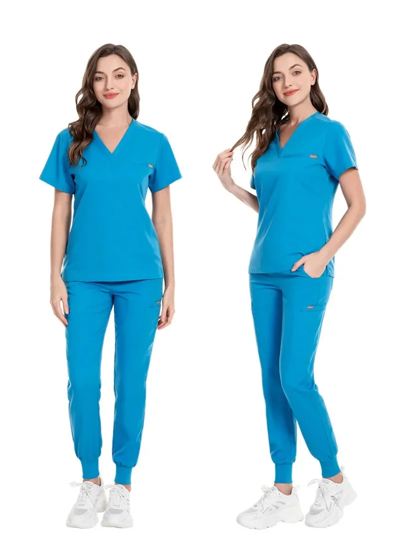 New Scrubs Operating Room Short Sleeve Hand Washing Suit Women's Jacket Work Clothes