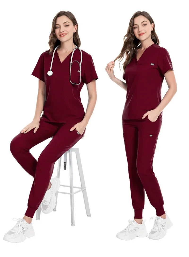 New Scrubs Operating Room Short Sleeve Hand Washing Suit Women's Jacket Work Clothes