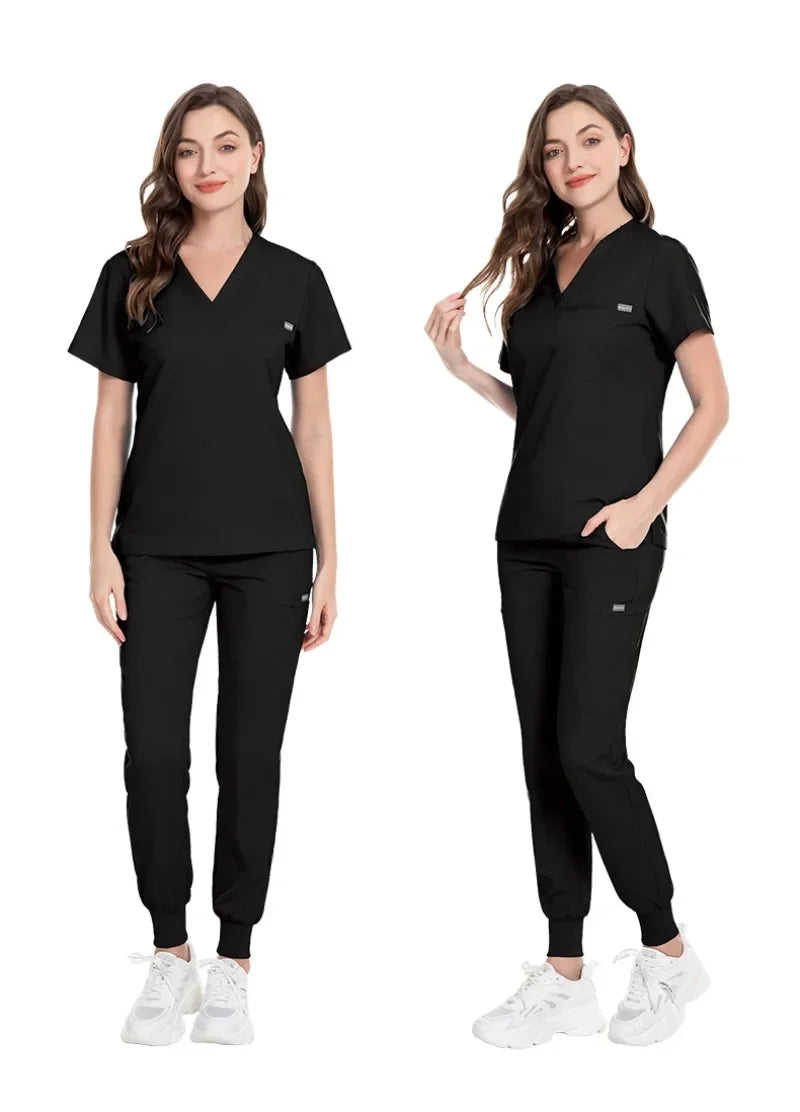 New Scrubs Operating Room Short Sleeve Hand Washing Suit Women's Jacket Work Clothes