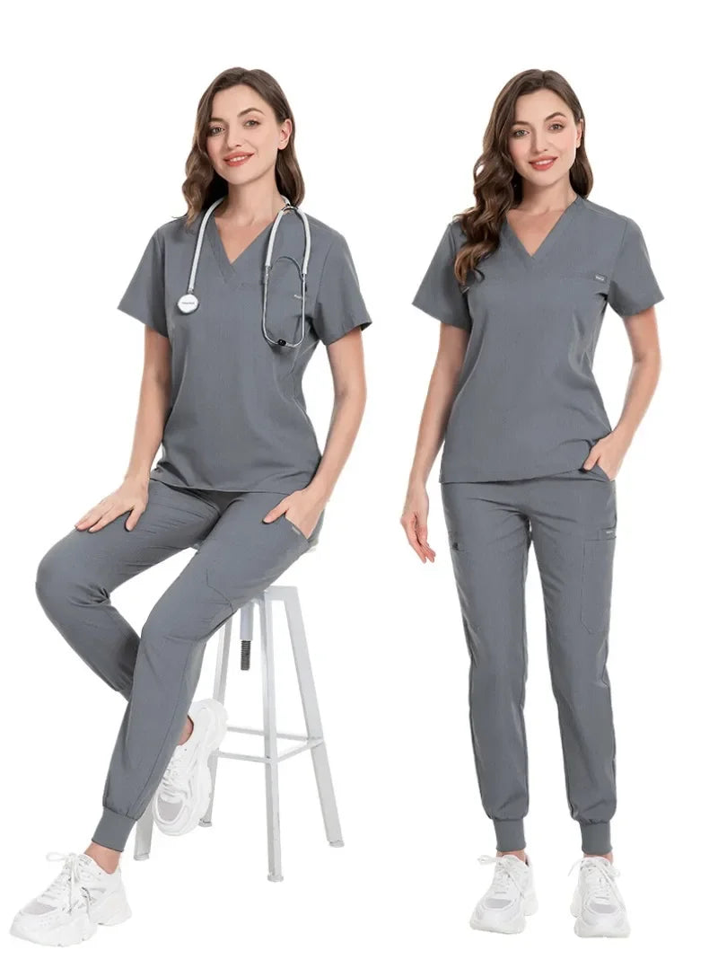 New Scrubs Operating Room Short Sleeve Hand Washing Suit Women's Jacket Work Clothes