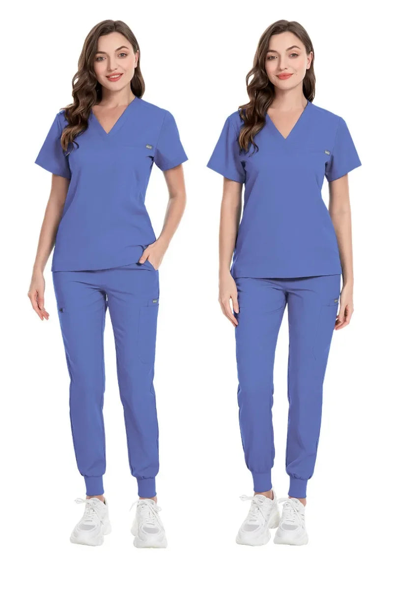 New Scrubs Operating Room Short Sleeve Hand Washing Suit Women's Jacket Work Clothes