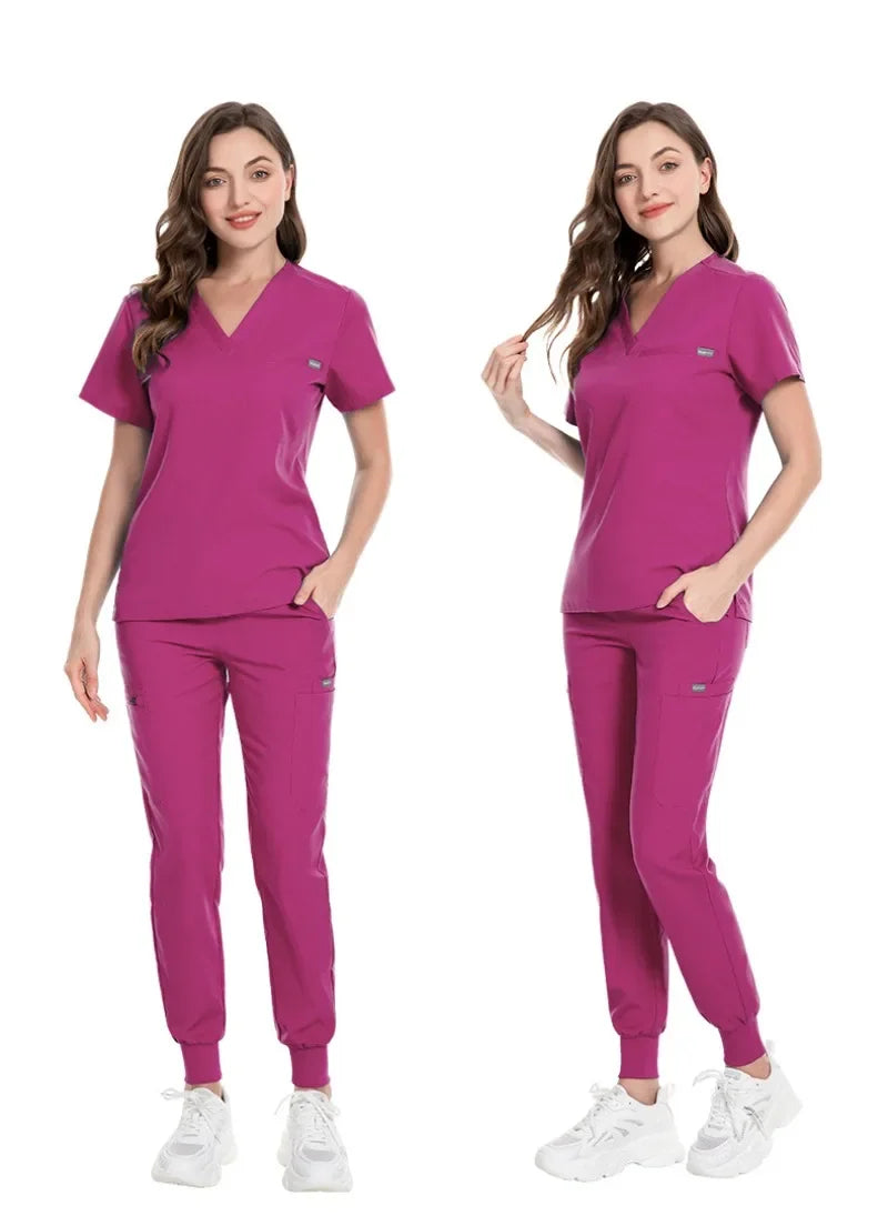 New Scrubs Operating Room Short Sleeve Hand Washing Suit Women's Jacket Work Clothes